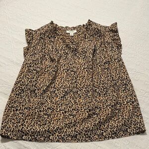 Chic Leopard Print Blouse